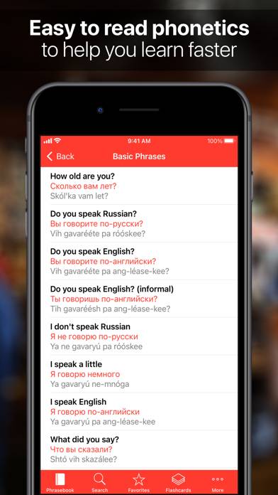 SpeakEasy Russian Pro App skärmdump #2