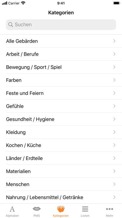 Gebärdensammlung (GuK) App screenshot #3