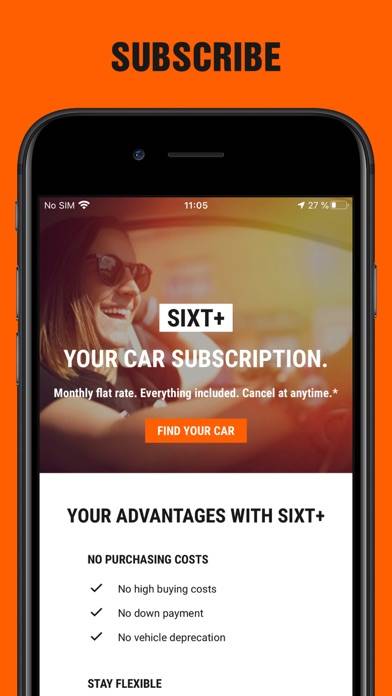 SIXT rent, share, ride & plus Uygulama ekran görüntüsü #5