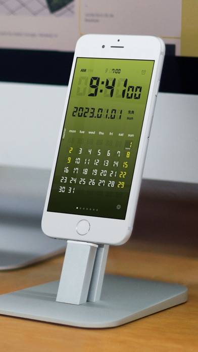 LCD Clock - Clock & Calendar Bildschirmfoto