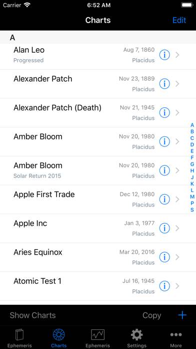 IPhemeris Astrology Charts App screenshot #5
