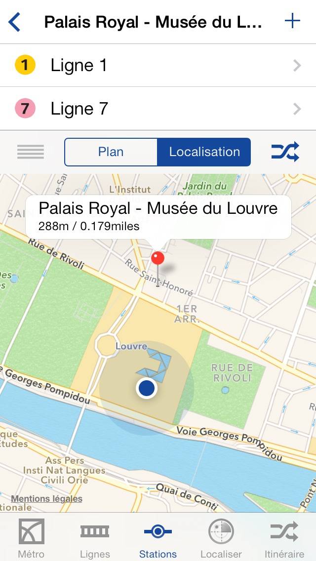 Metro Paris Subway App-Screenshot #2