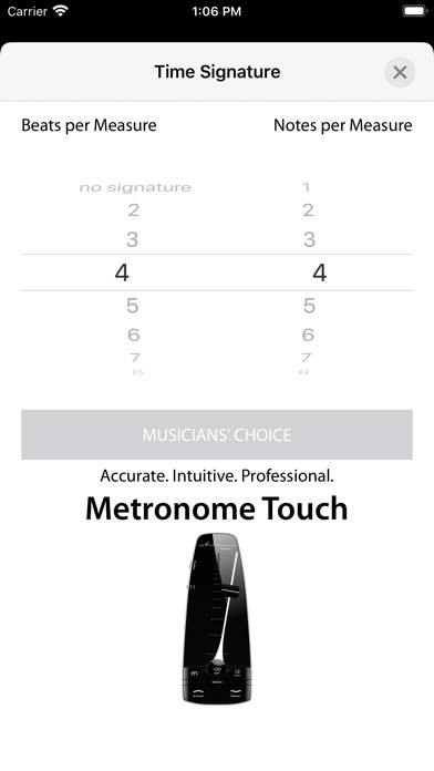 Metronome Capture d'écran de l'application #3