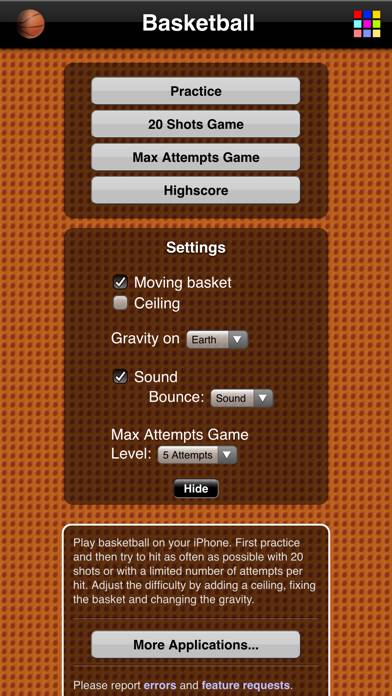 Basketball Game App screenshot #4