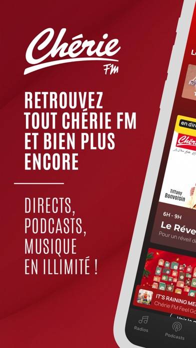 Chérie FM : Radios & Podcasts Capture d'écran de l'application #1
