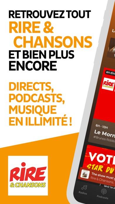 Rire et Chansons: Radios Capture d'écran de l'application #1