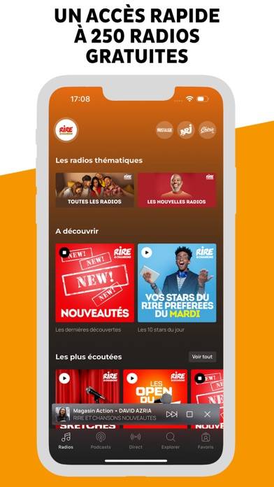 Rire et Chansons: Radios Capture d'écran de l'application #4