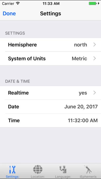 IEphemeris Pro immagine dello schermo #4