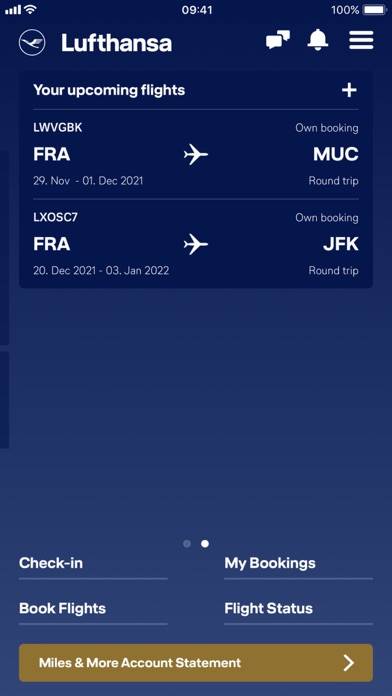 Lufthansa App screenshot #4