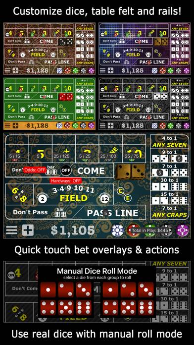 Casino Craps Pro 3D App screenshot #2