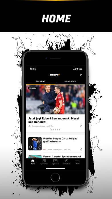 SPORT1: Sport & Fussball News App-Screenshot #1