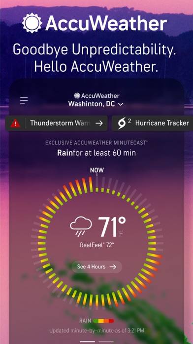 AccuWeather: Weather Alerts Schermata dell'app #1