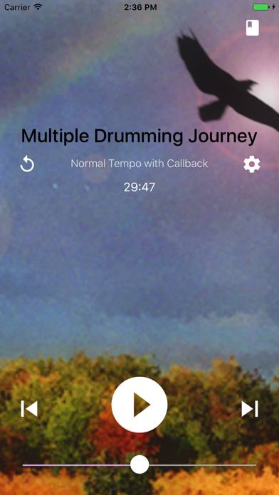 Shamanic Journey Drumming Captura de pantalla de la aplicación #1