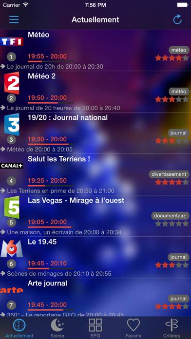 SoTV, programme TV Capture d'écran de l'application #1