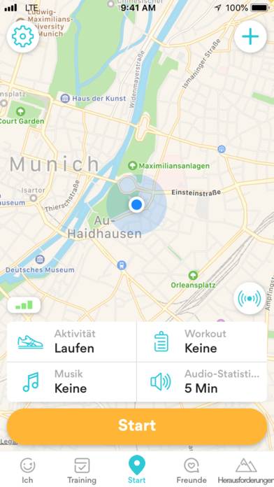 ASICS RunkeeperRun Tracker App-Screenshot #1