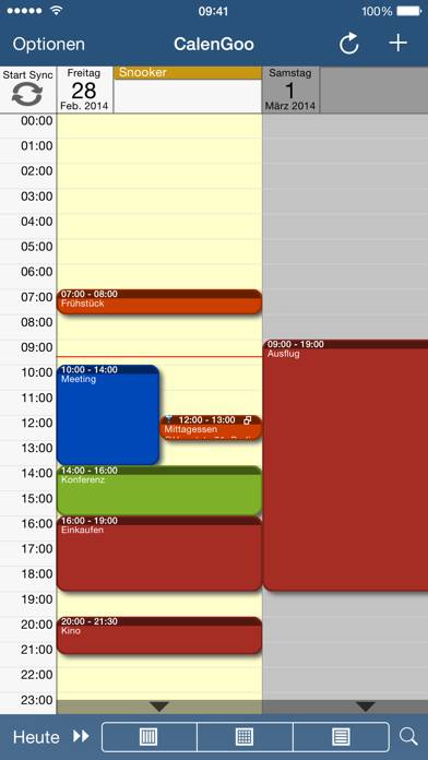 CalenGoo Calendar App-Screenshot #1