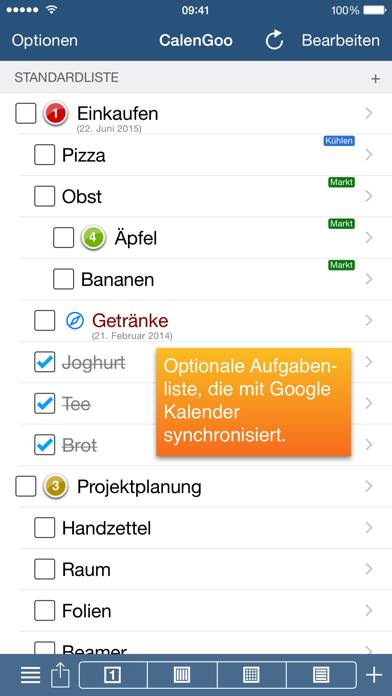 CalenGoo Calendar Captura de pantalla de la aplicación #5