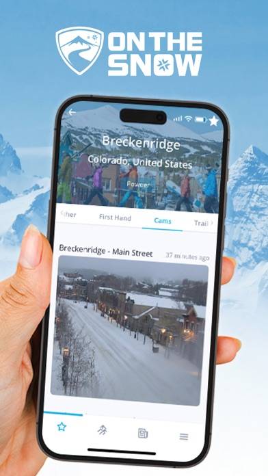 OnTheSnow Ski & Snow Report Captura de pantalla de la aplicación #1