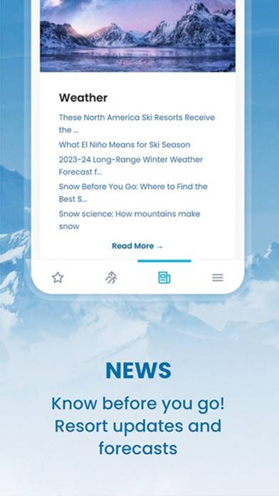 OnTheSnow Ski & Snow Report Captura de pantalla de la aplicación #6