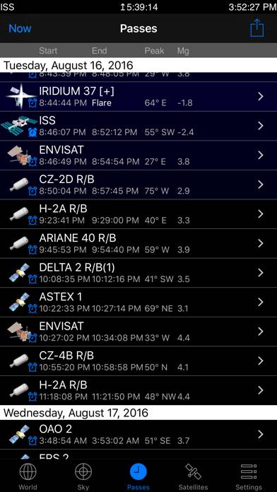 GoSatWatch Satellite Tracking App screenshot #3