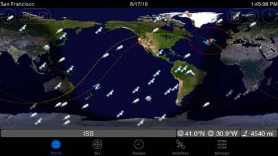 GoSatWatch Satellite Tracking App screenshot #5