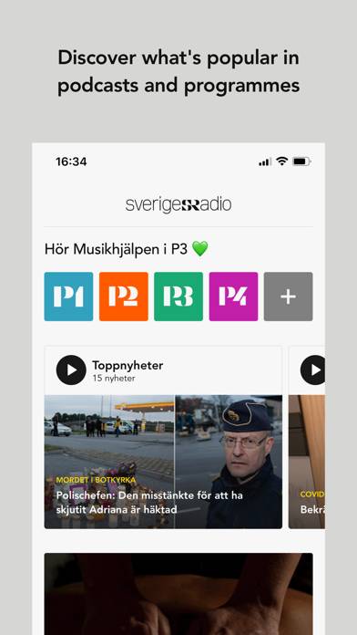Sveriges Radio Play Captura de pantalla de la aplicación #2