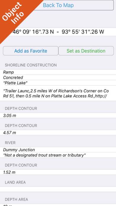 Minnesota Lakes Fishing Charts App screenshot #2