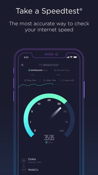 Speedtest by Ookla Schermata dell'app #1