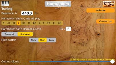Harmonium App skärmdump #3