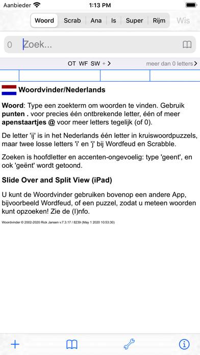 NL Woordvinder Nederlands PRO Captura de pantalla de la aplicación #1