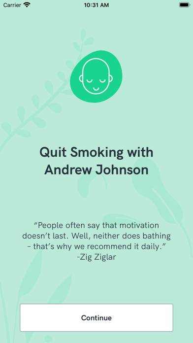 Quit Smoking with AJ App screenshot #1