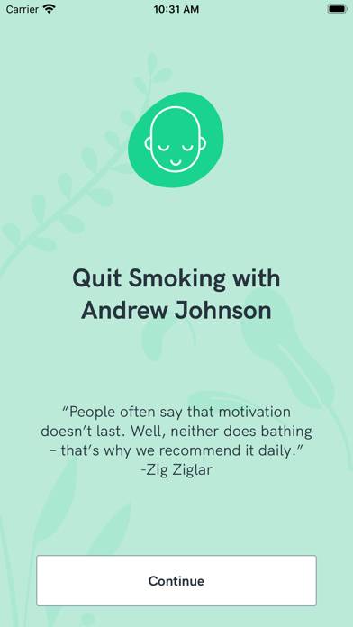 Quit Smoking with AJ App screenshot