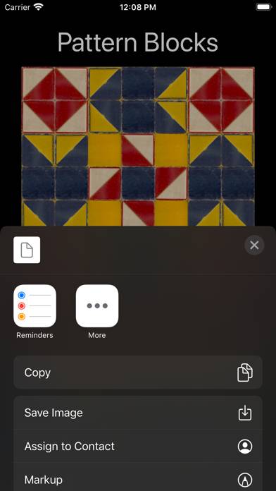 Pattern Blocks Captura de pantalla de la aplicación #4