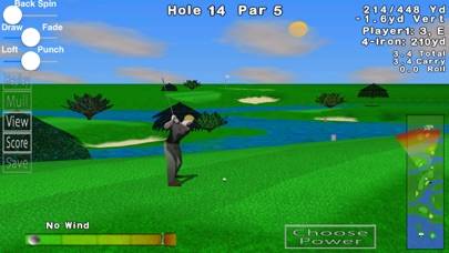 GL Golf Deluxe capture d'écran du jeu