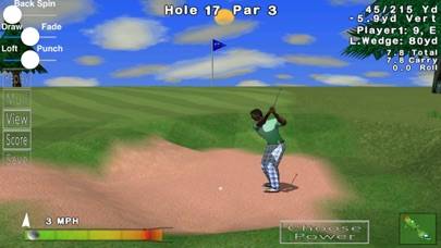 GL Golf Deluxe capture d'écran du jeu