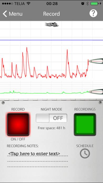 SnoreMonitorSleepLab App skärmdump #2