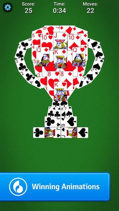 FreeCell Solitaire Card Game Schermata dell'app #3