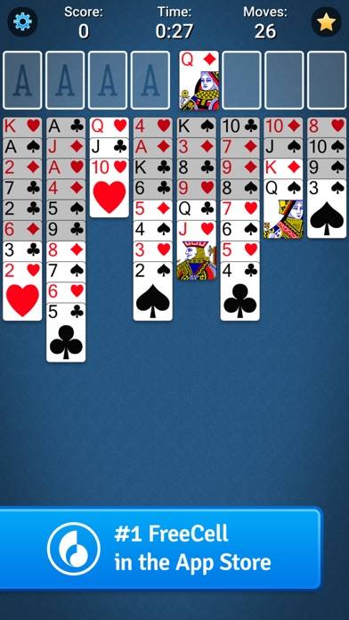 FreeCell Solitaire Card Game Schermata dell'app #4
