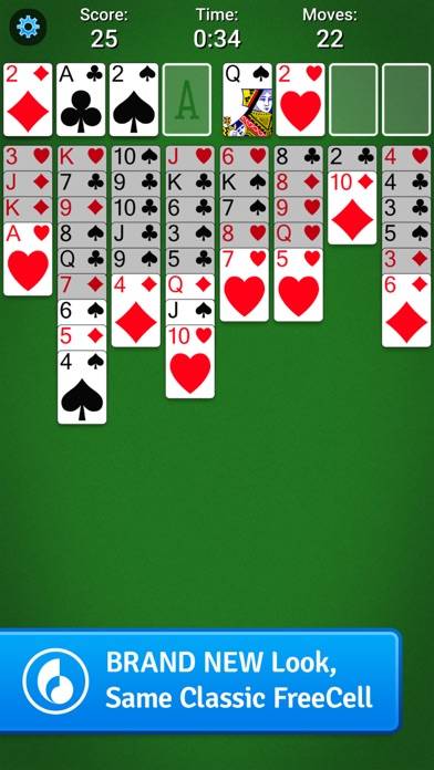 FreeCell Solitaire Card Game App screenshot #5