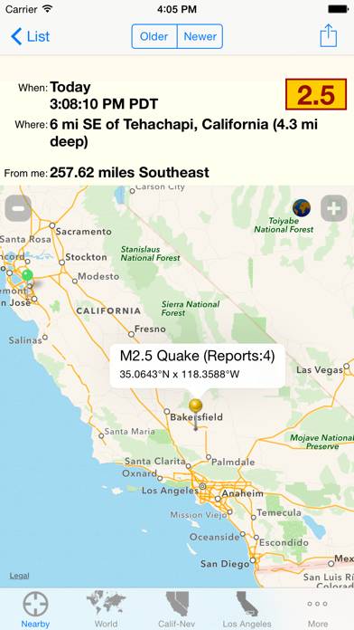 IFeltThat Earthquake Schermata dell'app #2