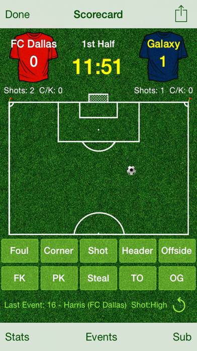 Score Soccer App screenshot #1