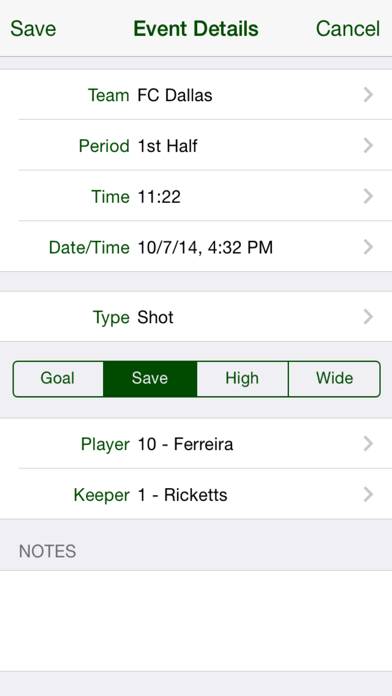 Score Soccer App screenshot