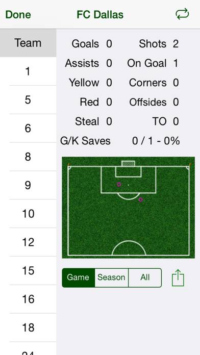 Score Soccer App screenshot