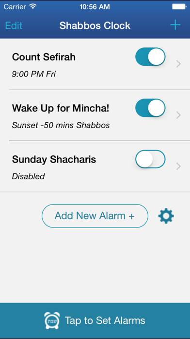 Shabbos Clock Captura de pantalla de la aplicación #3