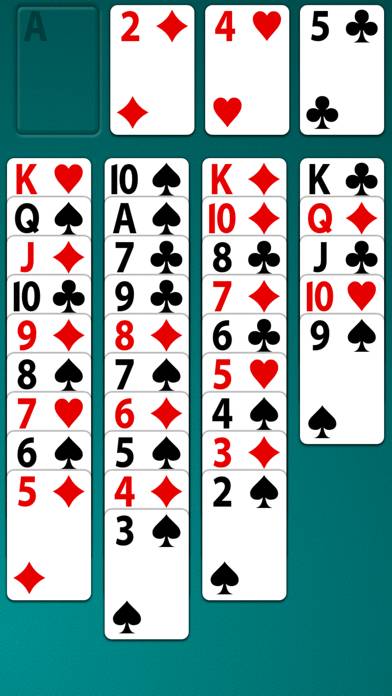Odesys FreeCell Solitaire Bildschirmfoto