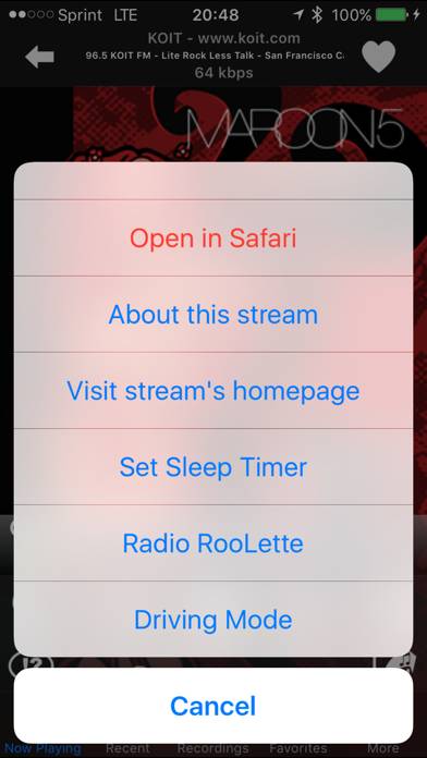 OoTunes Radio: Record & Alarm Captura de pantalla de la aplicación #5