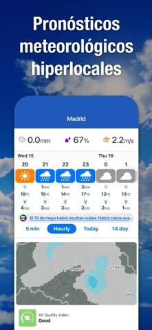 Weathernews - Prévisions météo capture d'écran