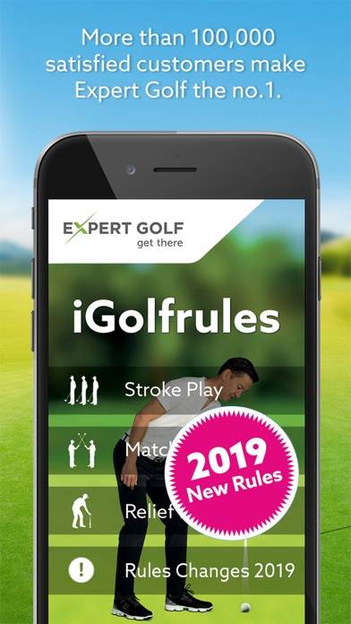 Expert Golf – iGolfrules App preview #1