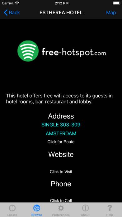 Free WiFi Schermata dell'app #3