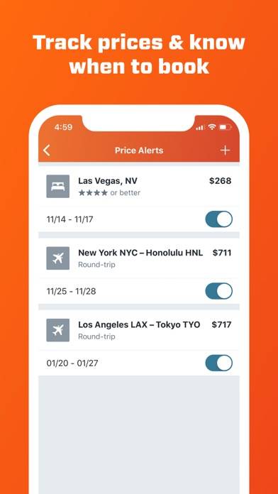 KAYAK: Flights, Hotels & Cars App skärmdump #6